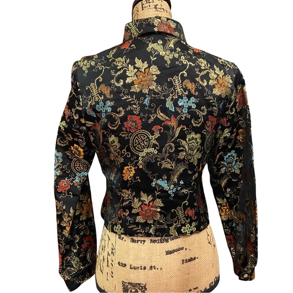 Vintage Brocade Cropped Jacket - Picture 3 of 7